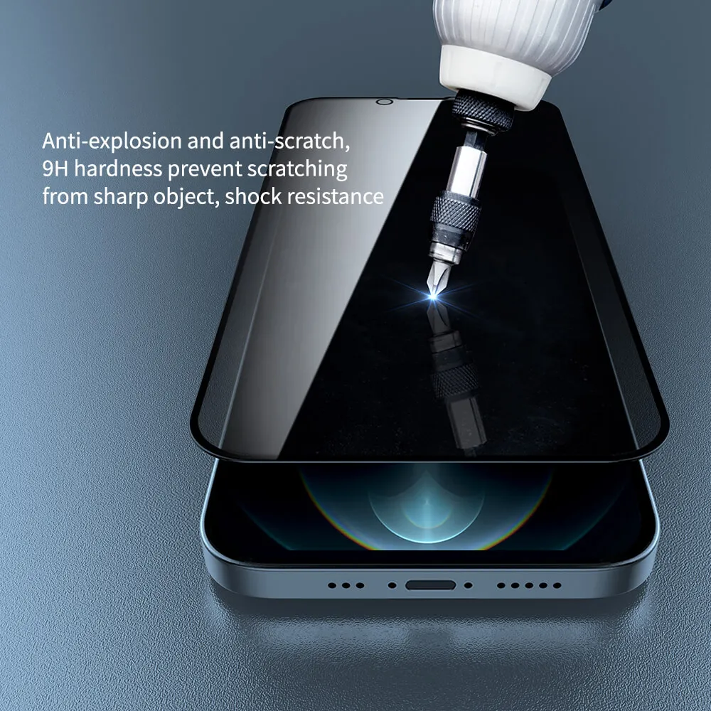 Folija za zastitu ekrana GLASS Nillkin Guardian za iPhone 15 Plus (6.7) crna