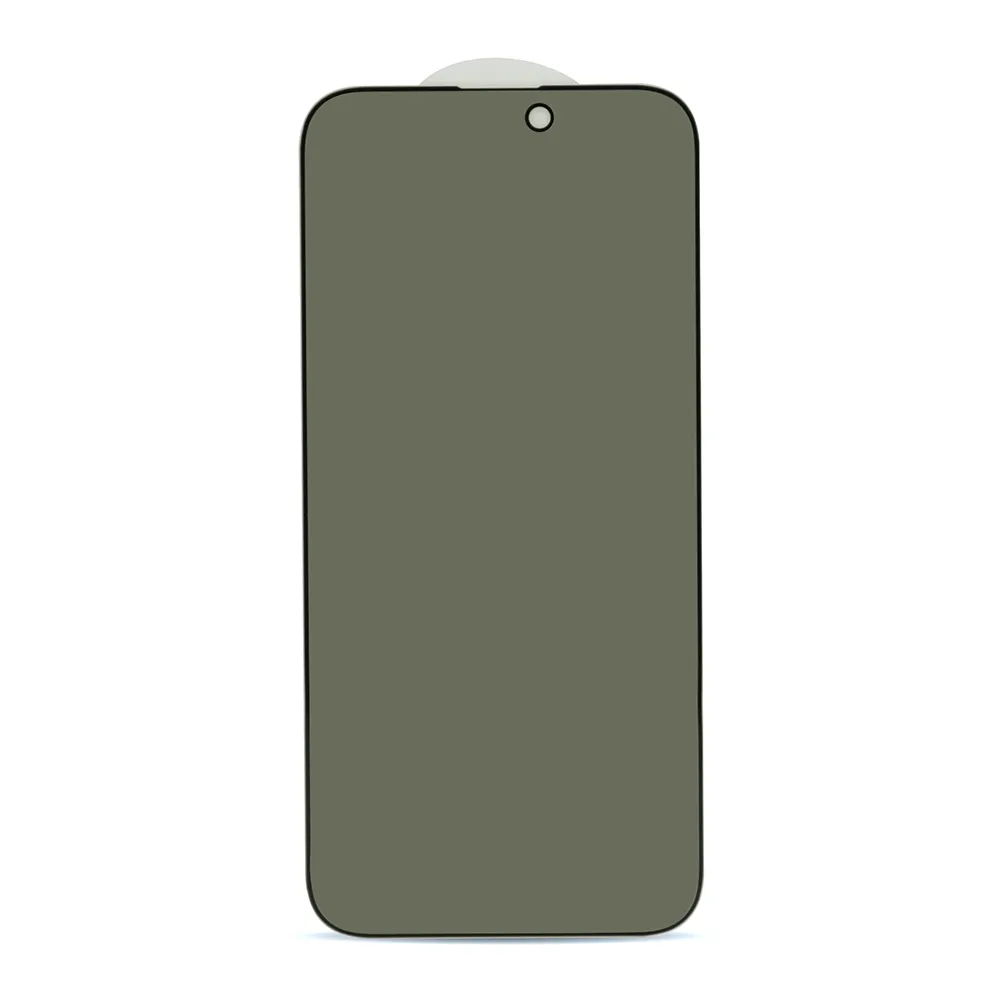Folija za zastitu ekrana GLASS PRIVACY 2.5D full glue za iPhone 15 Pro (6.1) crna