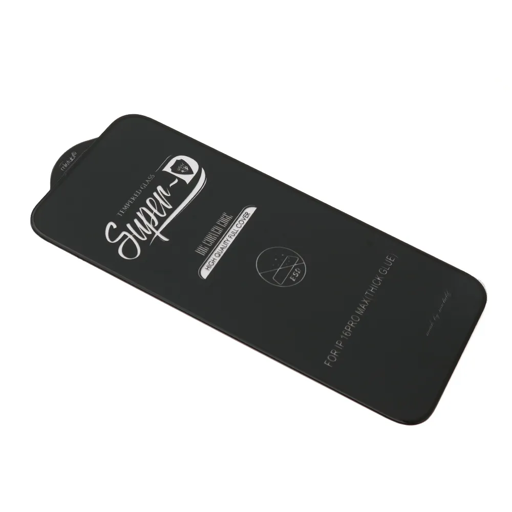 Folija za zastitu ekrana GLASS 11D za iPhone 16 Pro Max (6.9) SUPER D crna