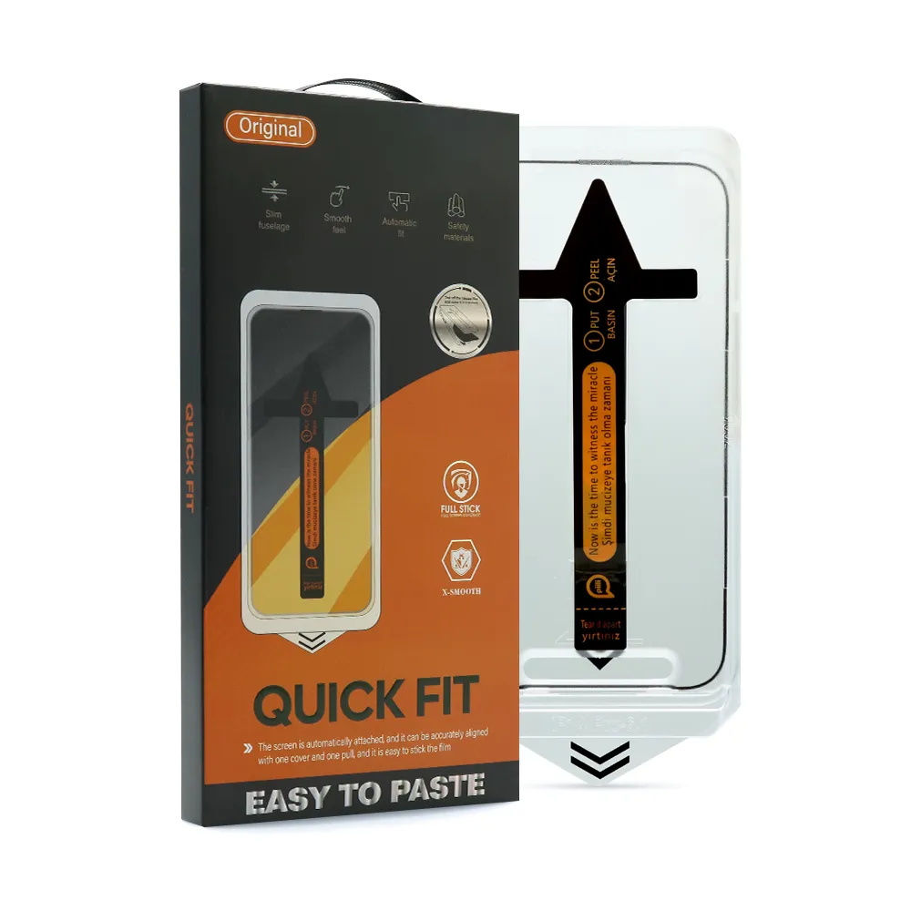 Folija za zastitu ekrana GLASS 2.5D QUICK FIT za iPhone 16 Pro Max (6.9)