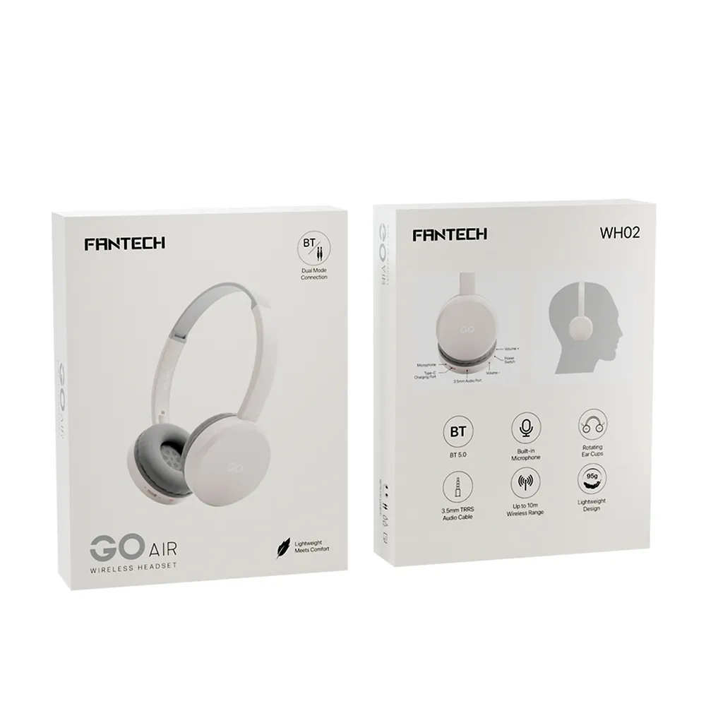 Slusalice bezicne GO AIR WH02 sive FANTECH