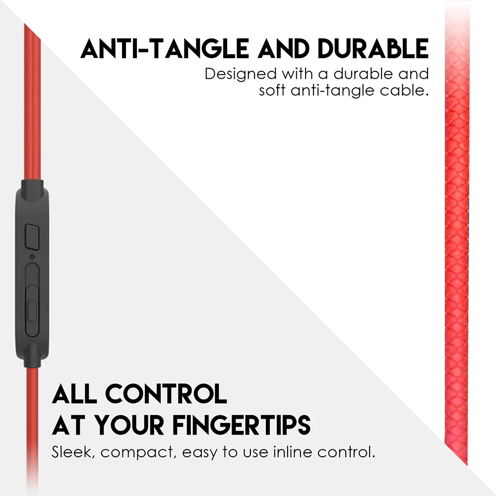 Slusalice handsfree SCAR II EG5 crvene FANTECH