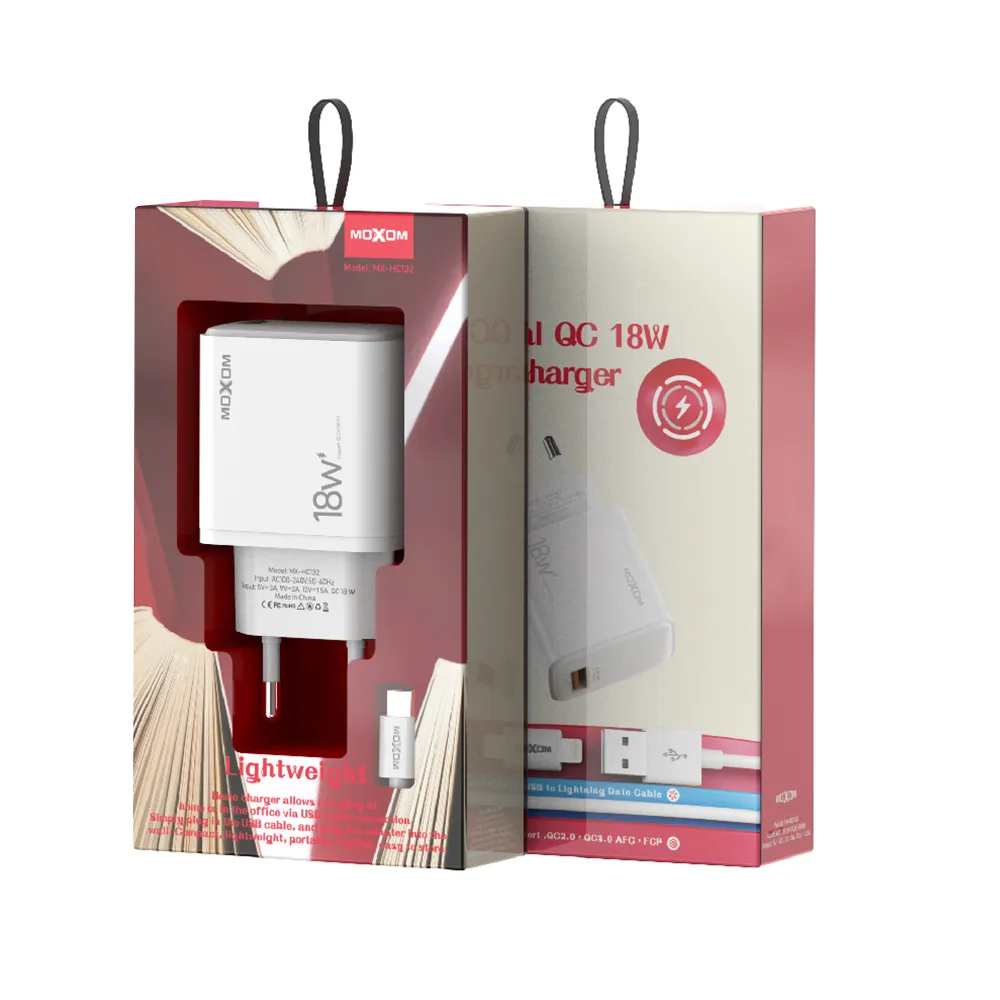 Kucni punjac Moxom MX-HC132 3A/18W Lightning beli