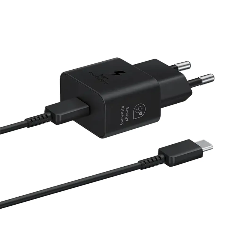 Samsung Super Fast kucni punjac PD 25W Type C crni EP-T2510X-BEGEU FULL ORG
