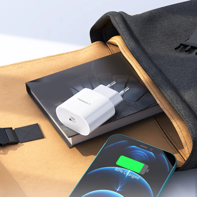 Kuciste punjaca Comicell Superior CO-DC55 Fast PD Type C 20W 3A belo