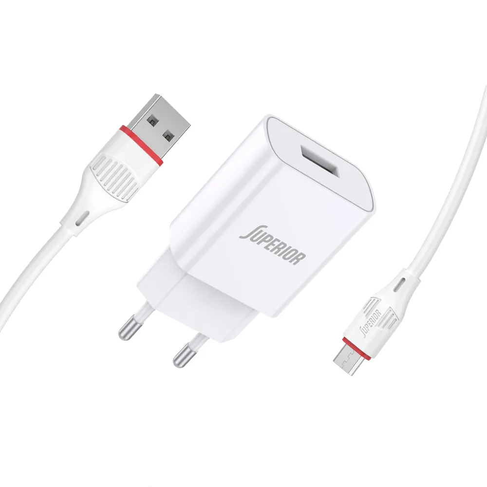 Kucni punjac Superior SU-P100 10.5W 2.1A Micro beli