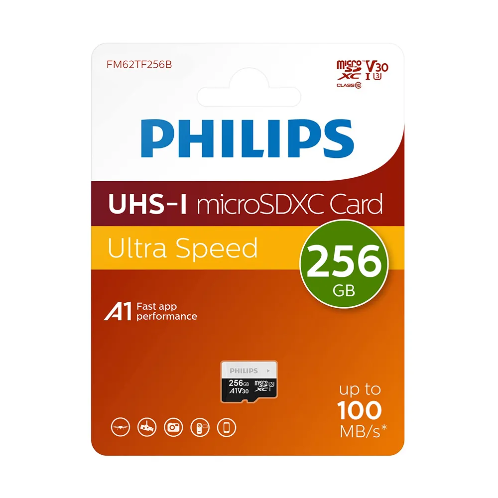 Memorijska kartica PHILIPS Micro SD 256GB V30
