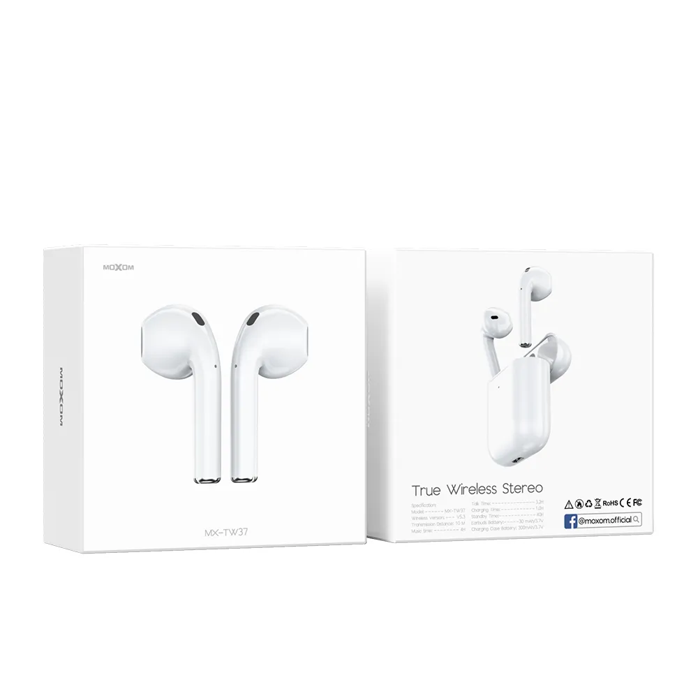 Slusalice Bluetooth Moxom MX-TW37 bele