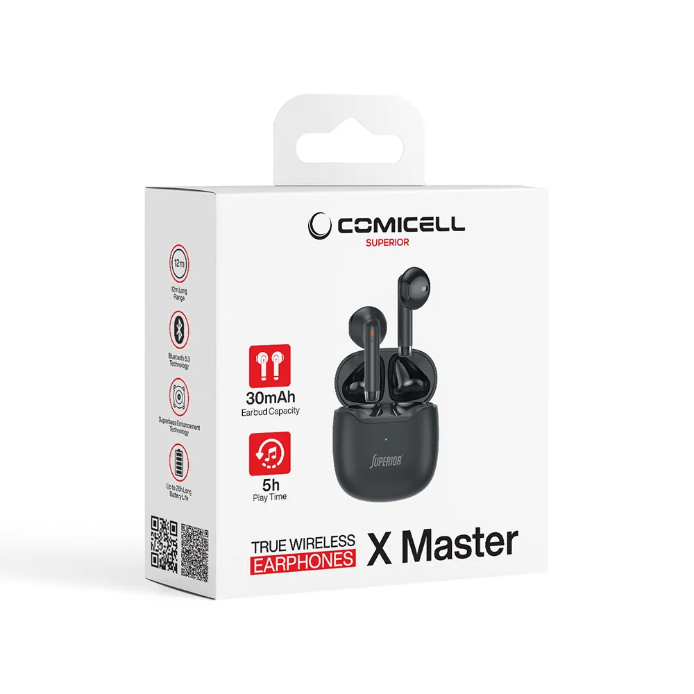 Slusalice bluetooth Comicell Superior X Master crne