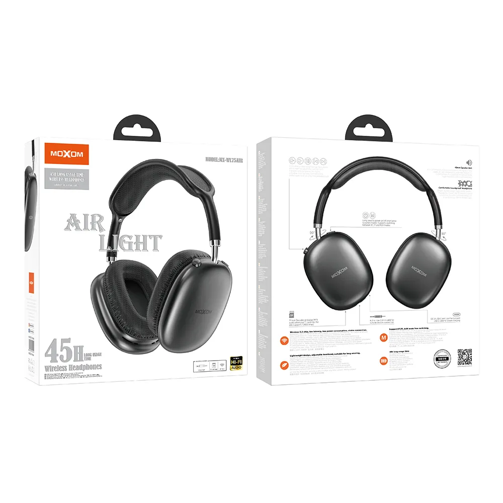 Slusalice bluetooth Moxom MX-WL75 AIR crne