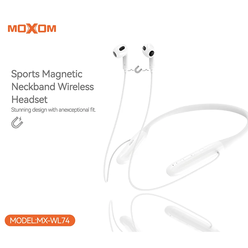 Slusalice bluetooth Moxom MX-WL74 bele