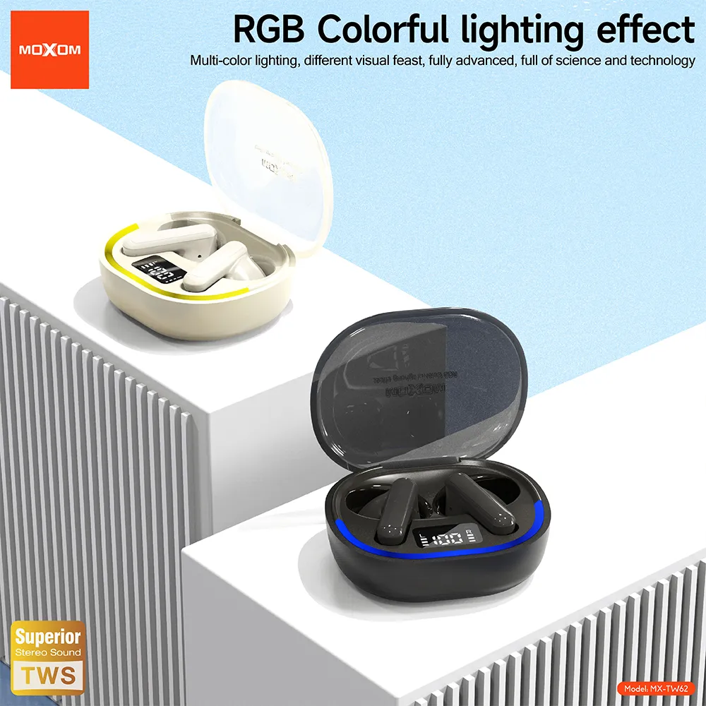 Slusalice bluetooth Moxom MX-TW62 crne