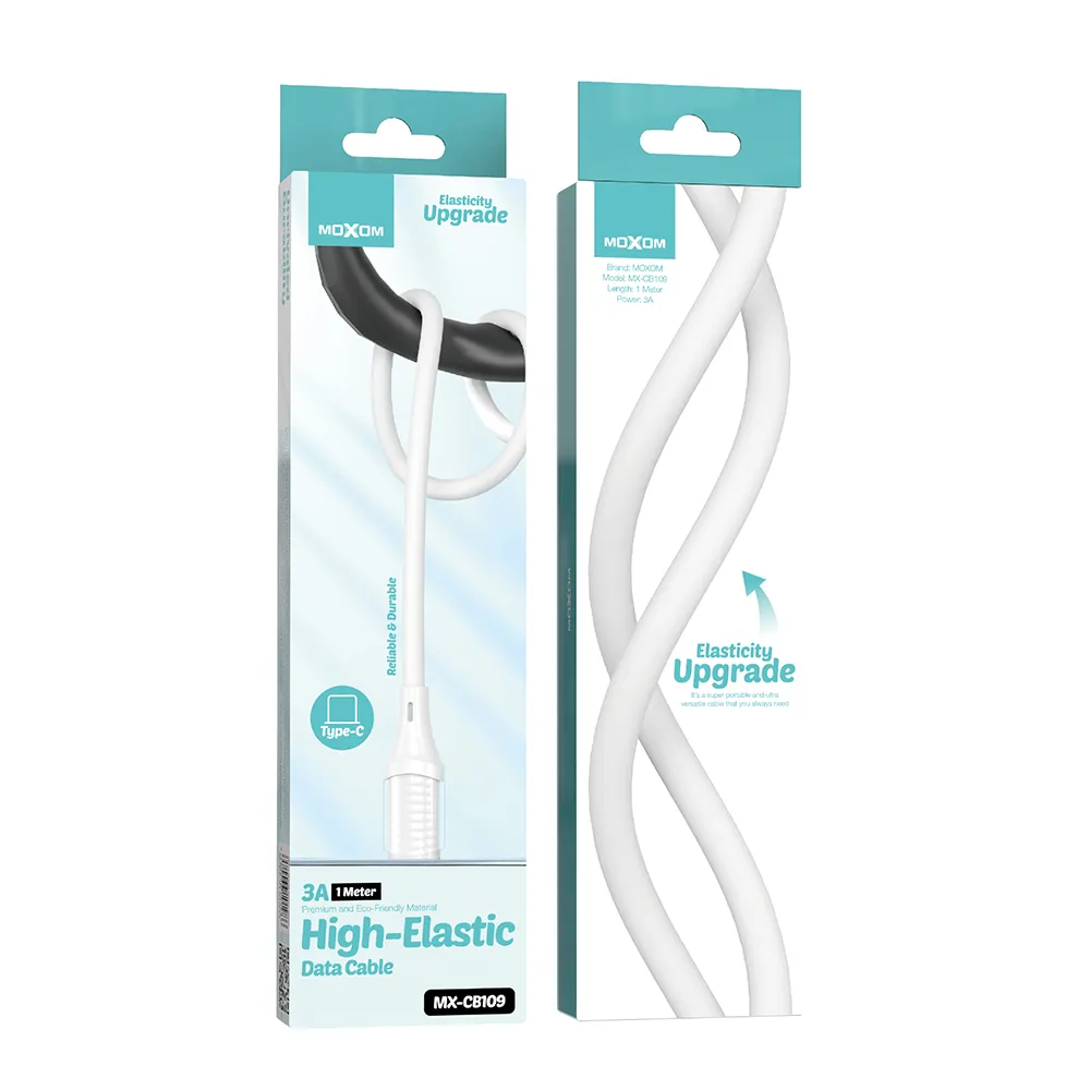 USB data kabal Moxom MX-CB109 3A Type C 1m beli