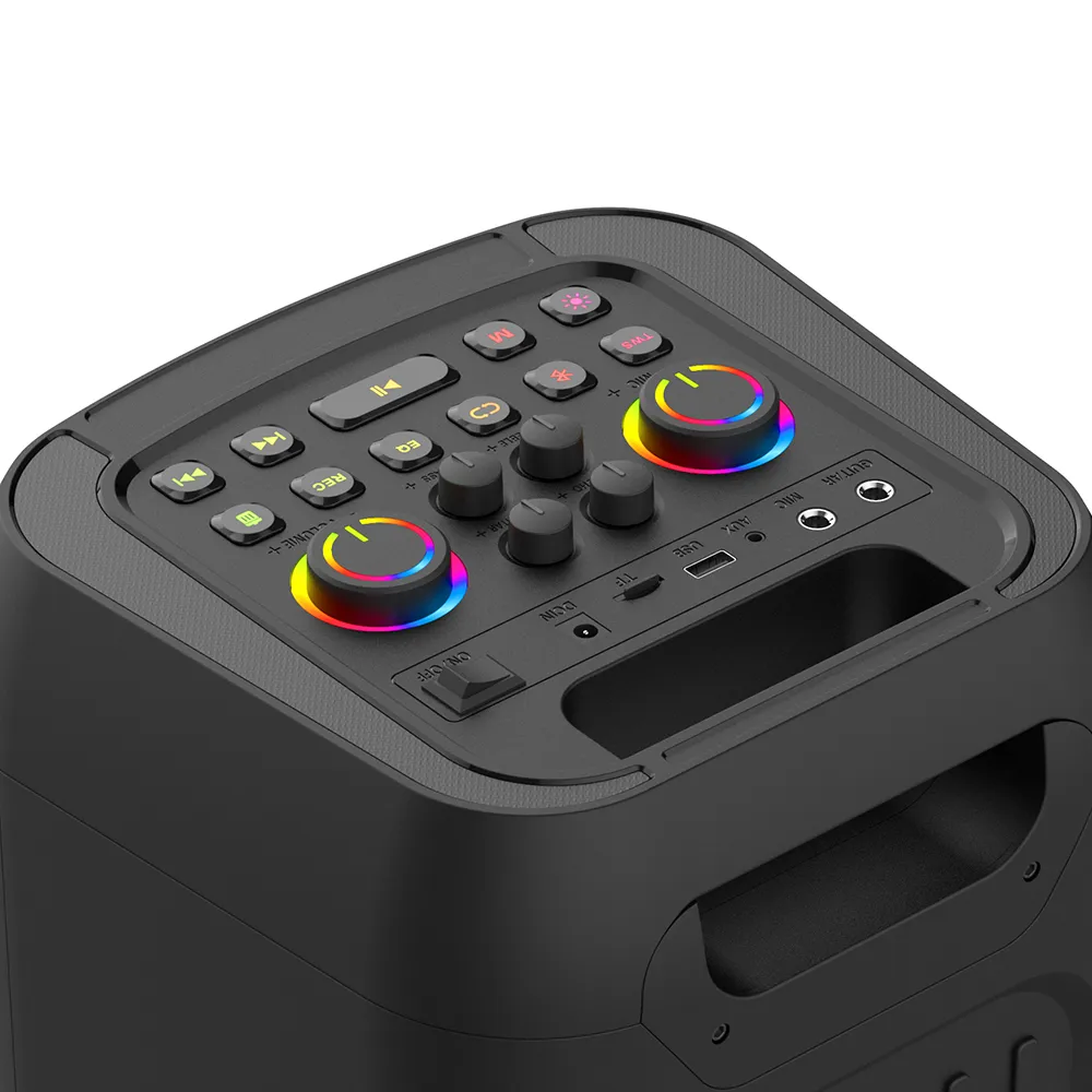 Zvucnik bluetooth BKK K6506B sa dva mikrofona crni