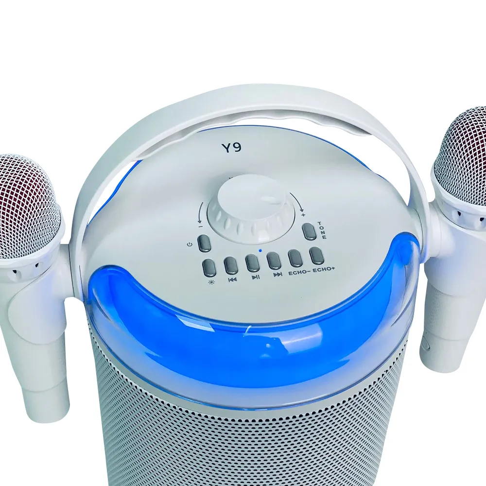 Zvucnik Bluetooth Q7 sa 2 mikrofona beli