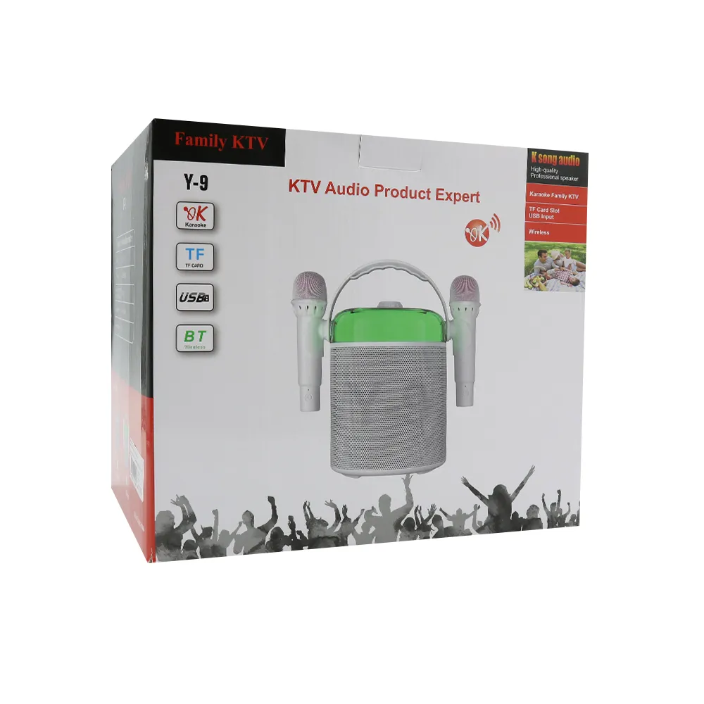 Zvucnik Bluetooth Q7 sa 2 mikrofona beli