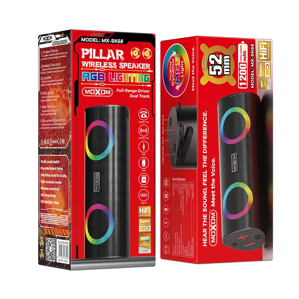 Zvucnik Bluetooth Moxom MX-SK68 crni