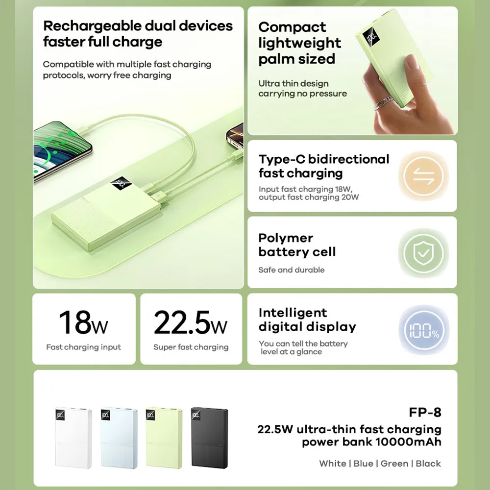 Power bank Remax FP-8 22.5W 10000mAh beli