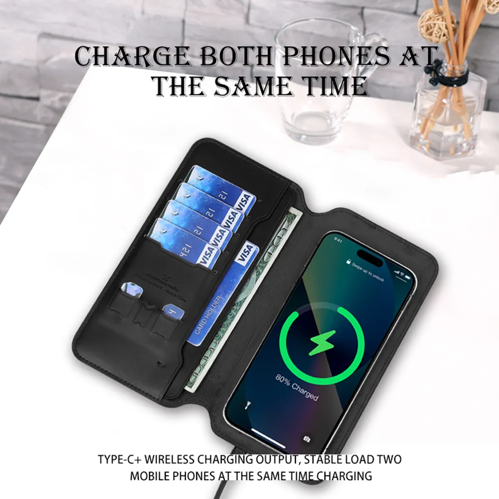 Power Bank WALLET 10000mAh crni