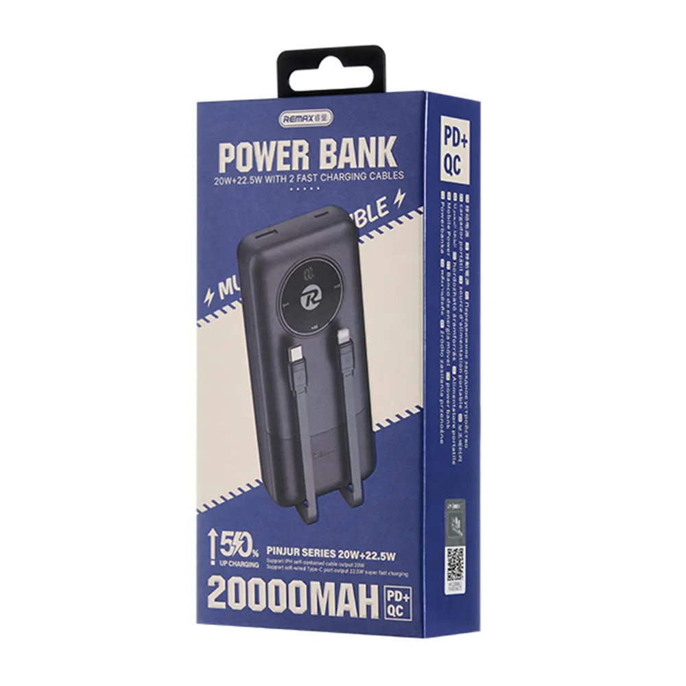 Power Bank REMAX  RPP-38 20WPD+22.5WQC 20000mAh
