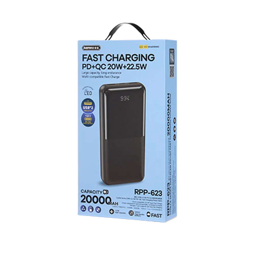 Power Bank REMAX PD 20W+QC 22.5W brzo punjenje RPP-623 20000 mAh