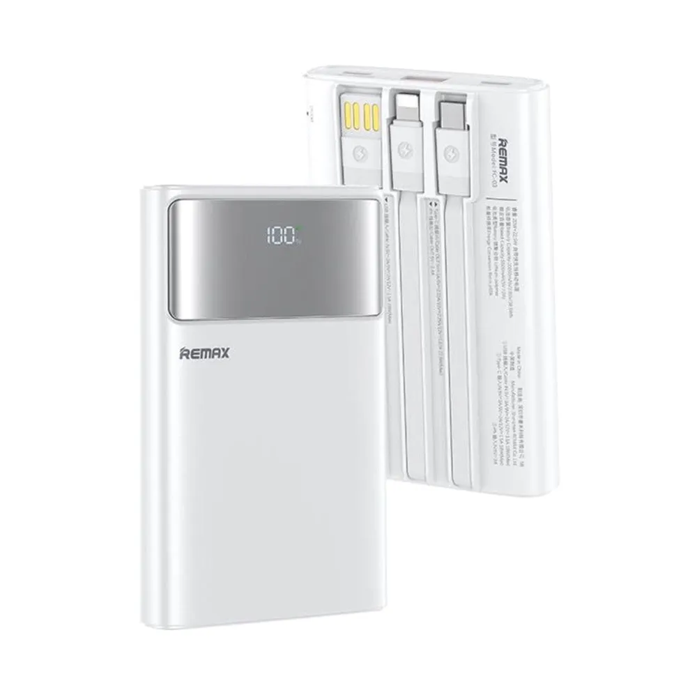 Power Bank REMAX FC-03 LED Light PD 20W + QC 22.5W 10000mAh beli