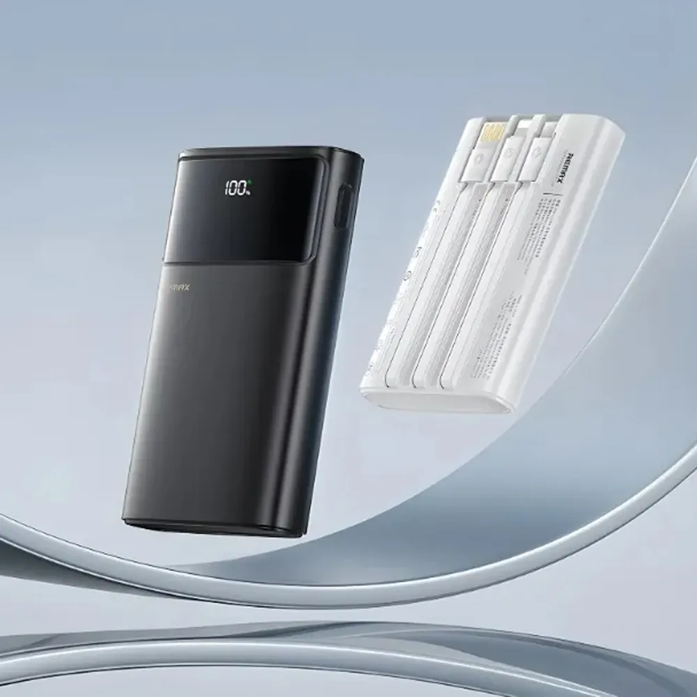 Power Bank REMAX FC-12 LED Flashlight PD 20W + QC 22.5W 20000mAh crni
