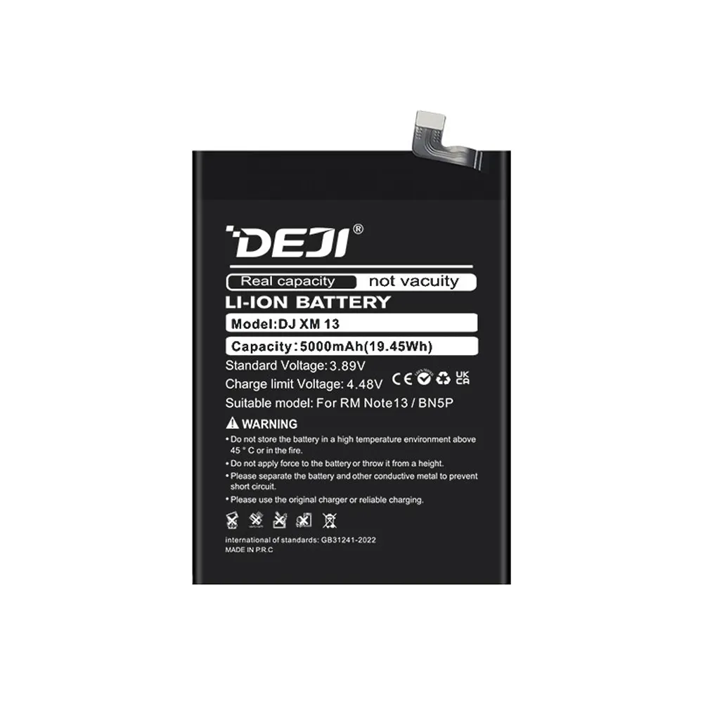 Baterija za Xiaomi Redmi Note 13 4G/5G (BN5P) 4900mAh Deji
