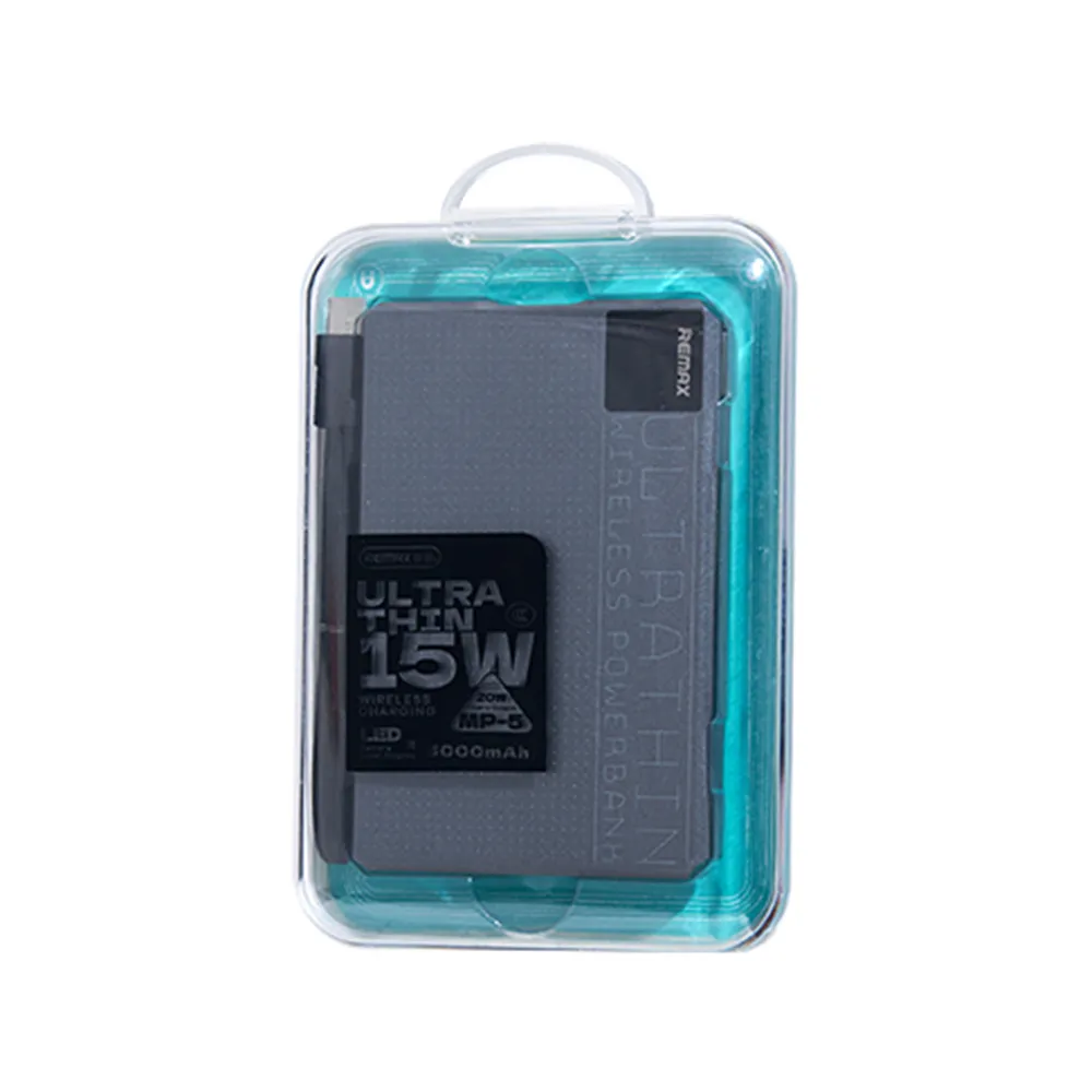 Power Bank Magsafe REMAX MP-5 15W PD20W 5000mAh sivi