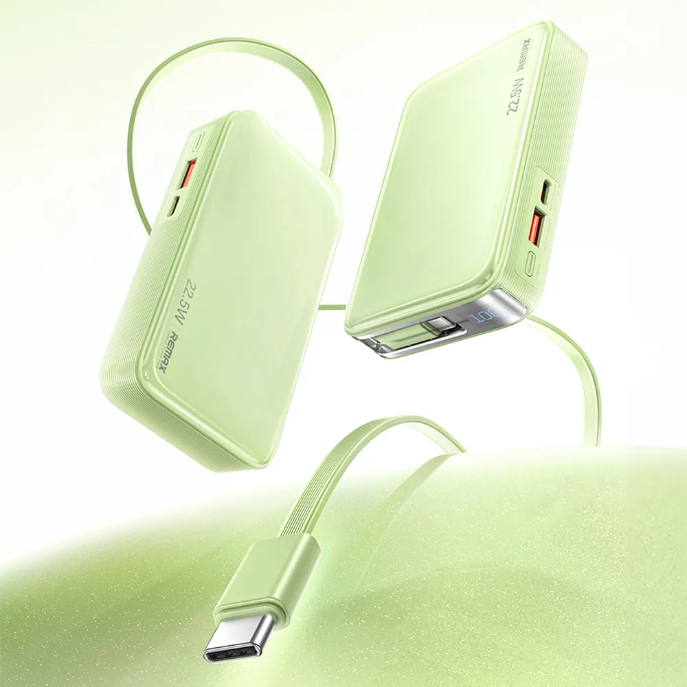 Power Bank REMAX FCP-25 Type C 22.5W QC 10000mAh zeleni
