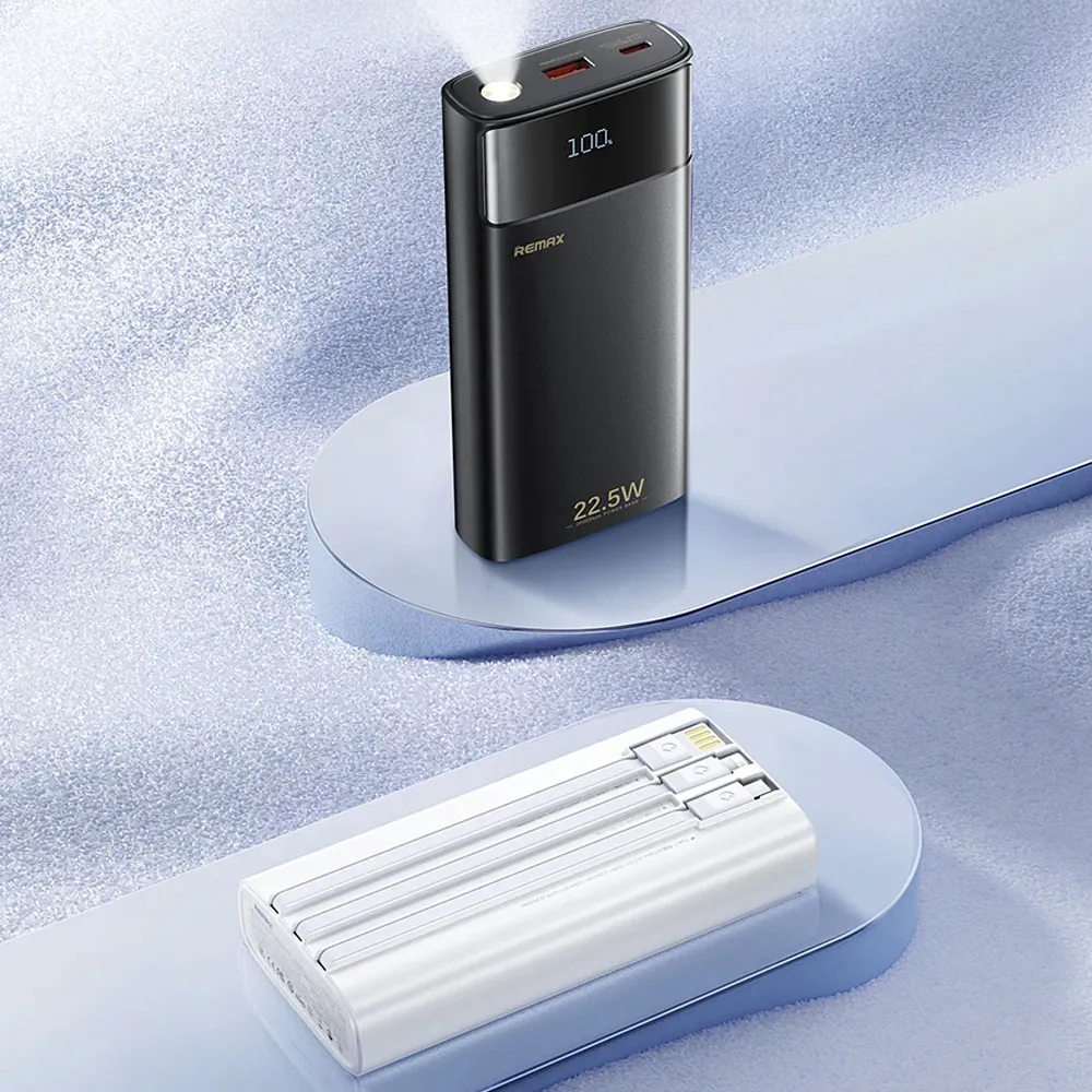Power Bank REMAX FC-12 LED Flashlight PD 20W + QC 22.5W 20000mAh beli