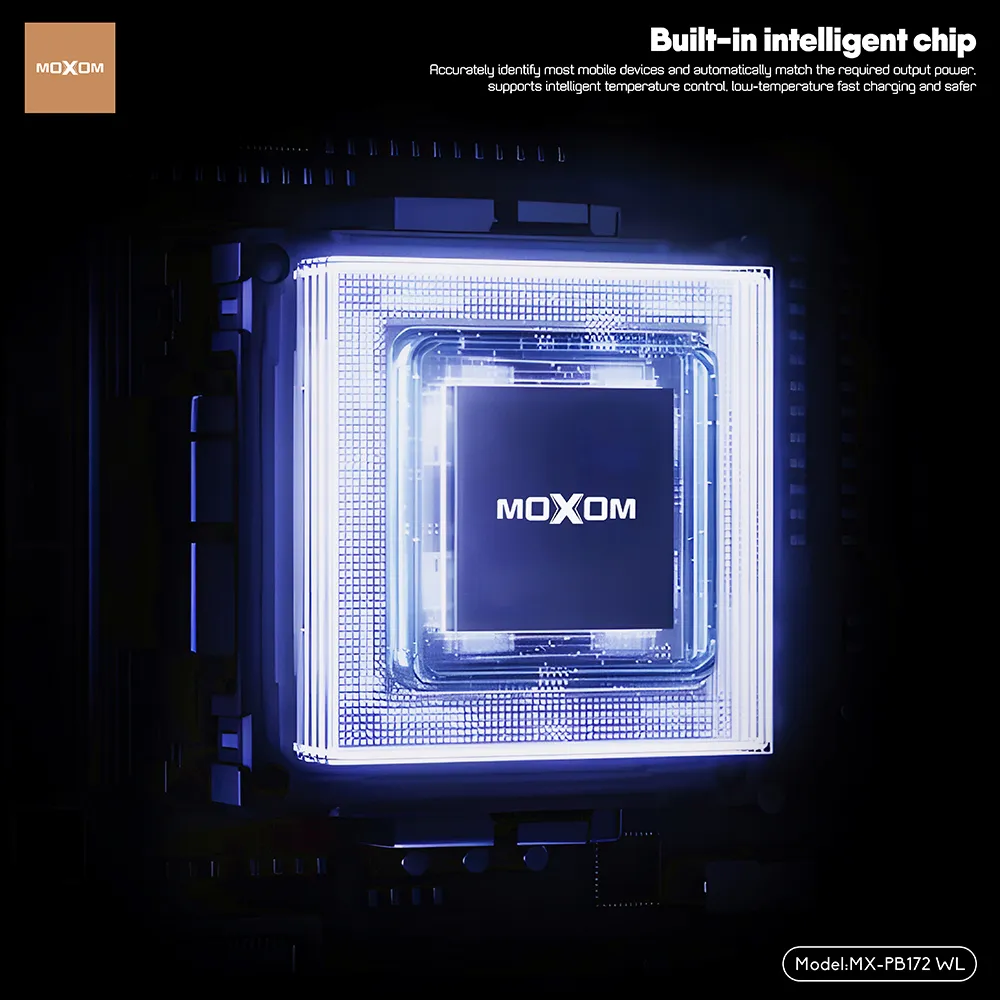 Power Bank Magsafe Moxom MX-PB172 SCP 22.5W + PD 20W 5000mAh zlatni