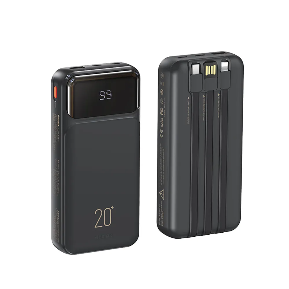 Power Bank REMAX Reyluck Series RPP-686 fast 2.1A 20000mAh crni