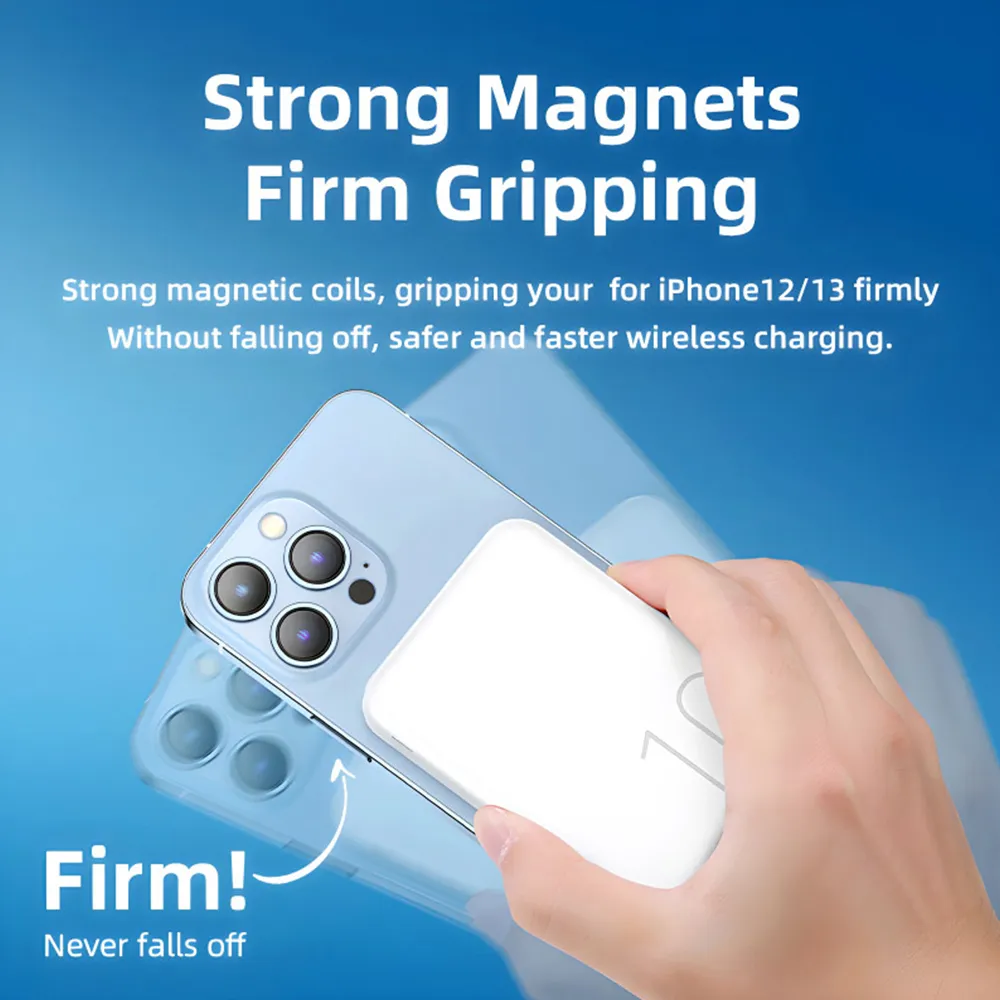 Power Bank MagSafe REMAX Usion RPP-65 PD20W + wireless 15W 10000mAh ljubicasti