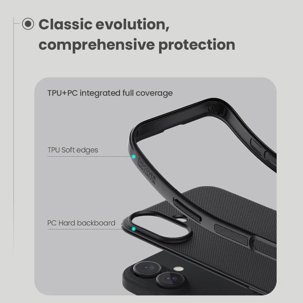 Futrola NILLKIN Super Frost PRO za Iphone 16 Plus (6.7) crna