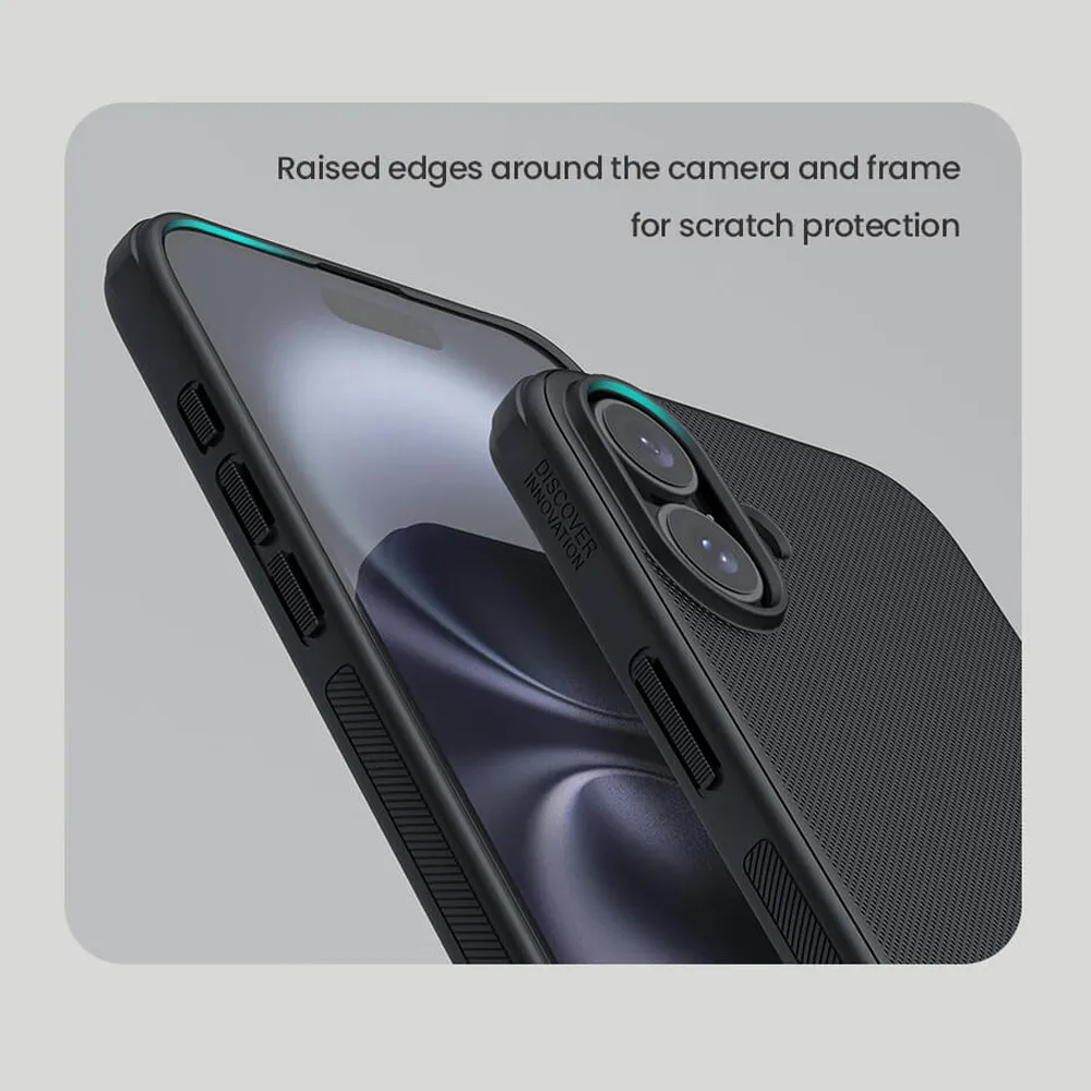 Futrola NILLKIN Super Frost PRO za Iphone 16 Plus (6.7) crna