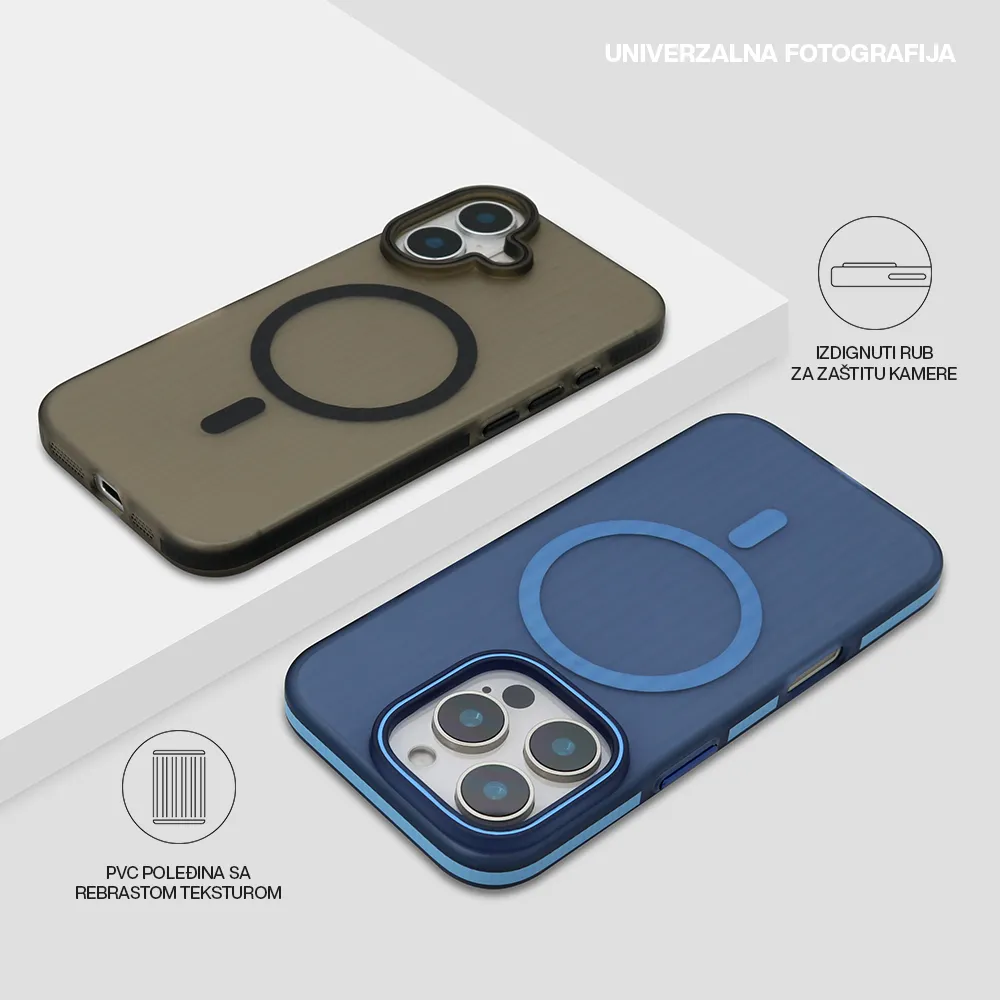 Futrola MagSafe HARMONY za iPhone 16 Pro (6.3) siva