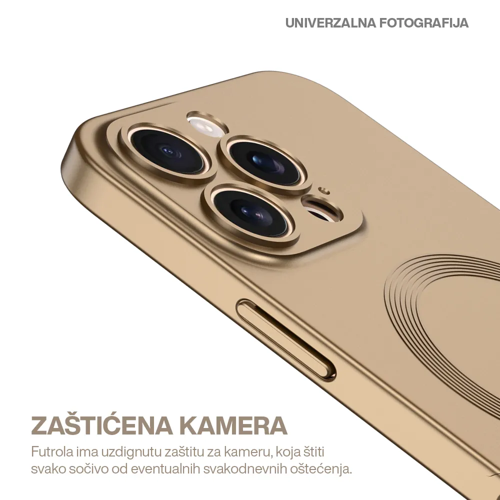 Futrola 360 COLOR MagSafe za iPhone 16 Pro Max (6.9) siva (GKK case)