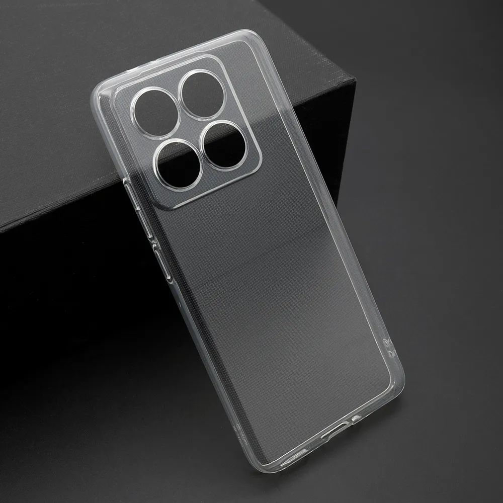 Futrola ULTRA TANKI PROTECT silikon za Xiaomi 14T Pro providna (bela)