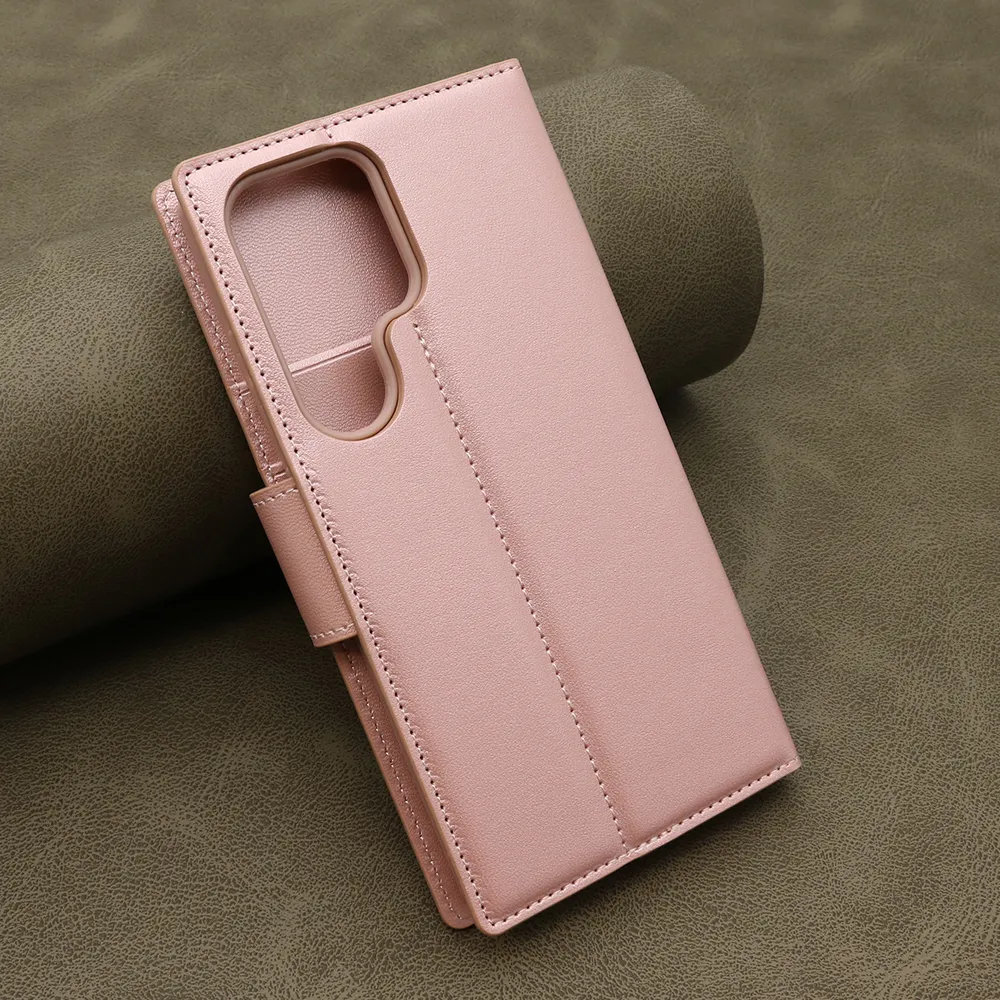 Futrola BI FOLD HANMAN II za Samsung S938B Galaxy S25 Ultra 5G svetlo roze