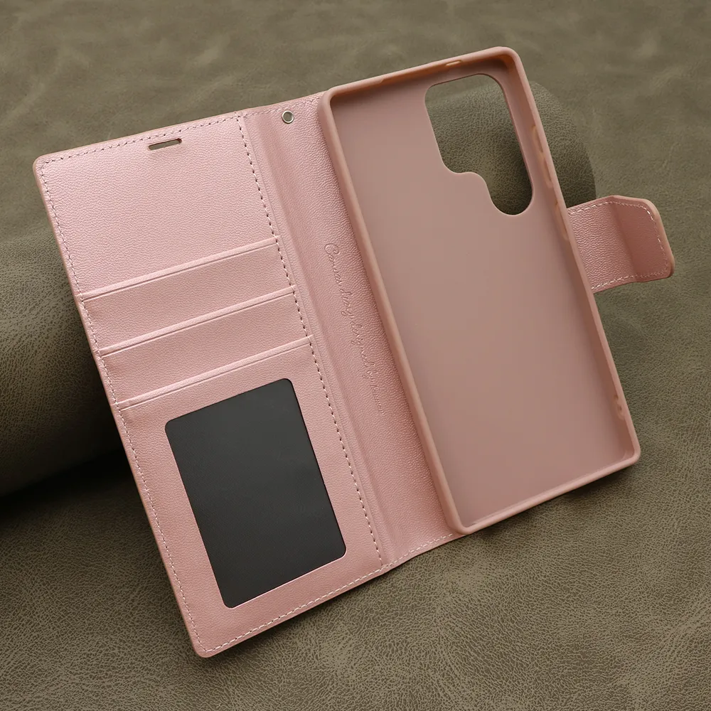 Futrola BI FOLD HANMAN II za Samsung S938B Galaxy S25 Ultra 5G svetlo roze