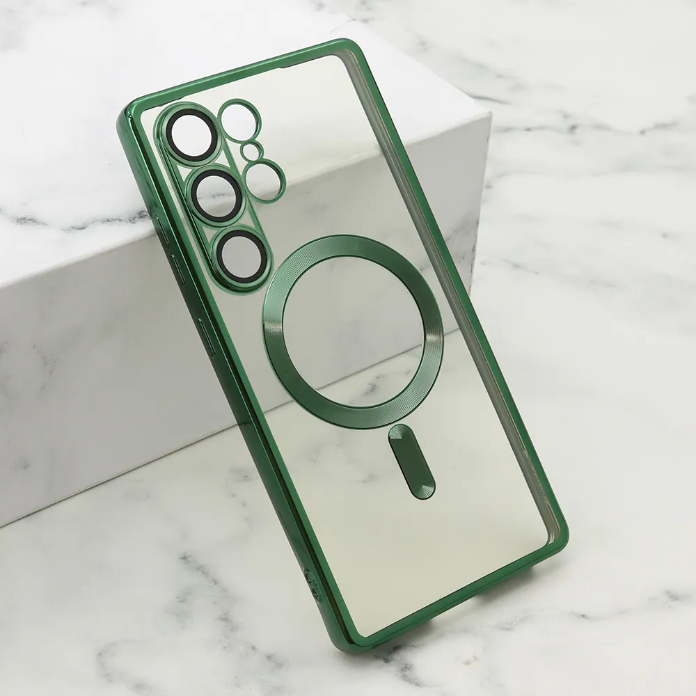 Futrola CAMERA PROTECT MAGSAFE za Samsung S938B Galaxy S25 Ultra 5G zelena