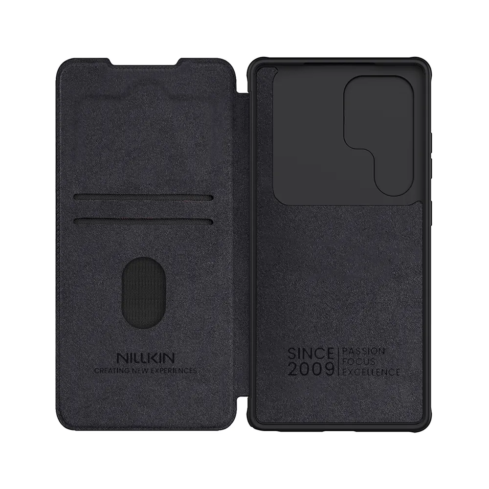 Futrola NILLKIN QIN Pro za Samsung S938B Galaxy S25 Ultra 5G crna