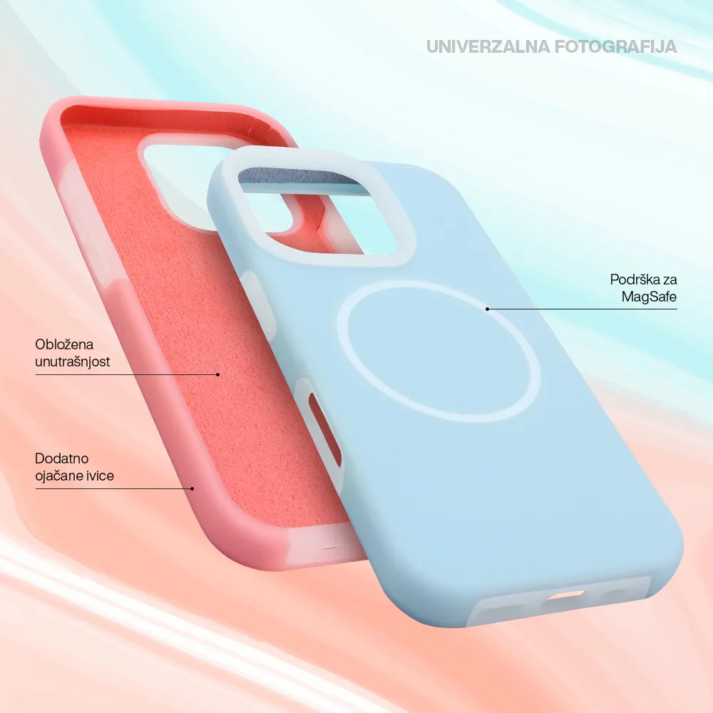 Futrola PASTEL COLOR MagSafe za Samsung S938B Galaxy S25 Ultra 5G plava