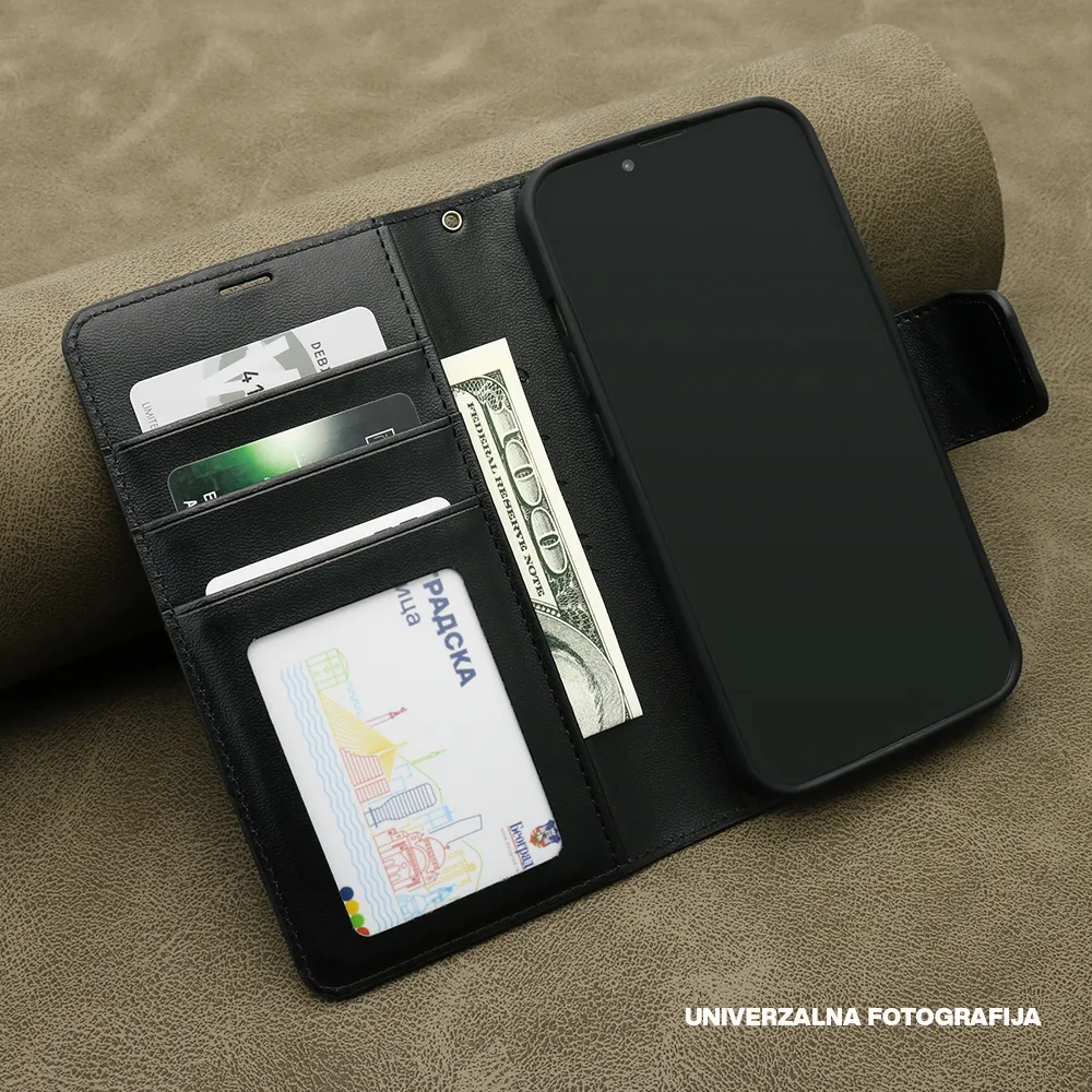 Futrola BI FOLD HANMAN II za Xiaomi Redmi Note 14 Pro Plus 5G crna