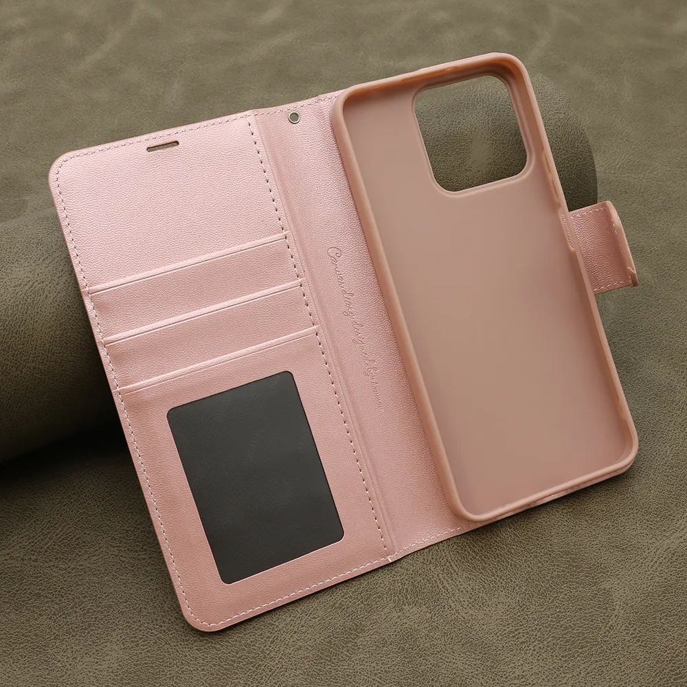 Futrola BI FOLD HANMAN II za Honor X7c/Honor 200 Smart svetlo roze