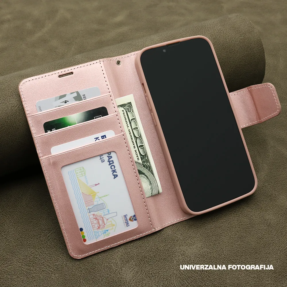 Futrola BI FOLD HANMAN II za Samsung A366B Galaxy A36 5G svetlo roze