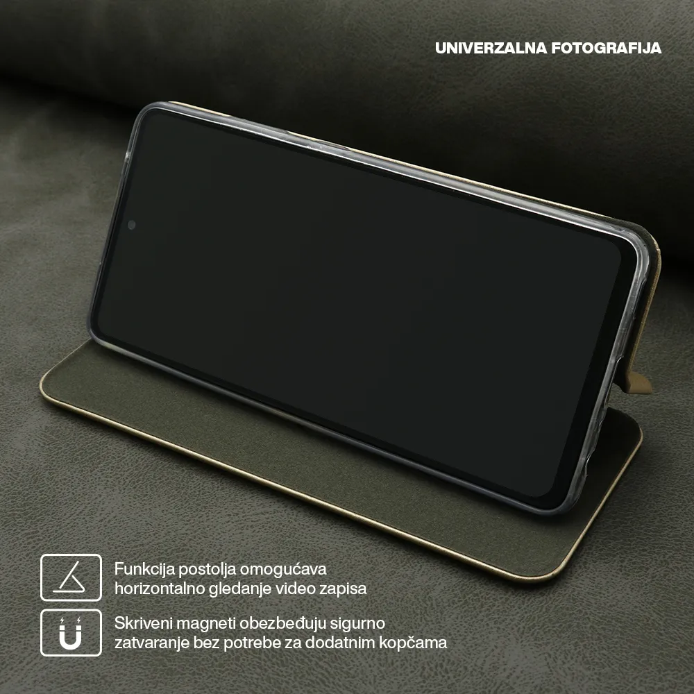 Futrola BI FOLD Ihave za Samsung A266B Galaxy A26 5G zlatna