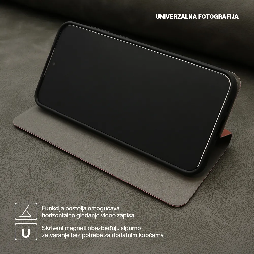 Futrola BI FOLD IHAVE PRIME STYLE za Xiaomi Redmi Note 13 Pro 4G roze