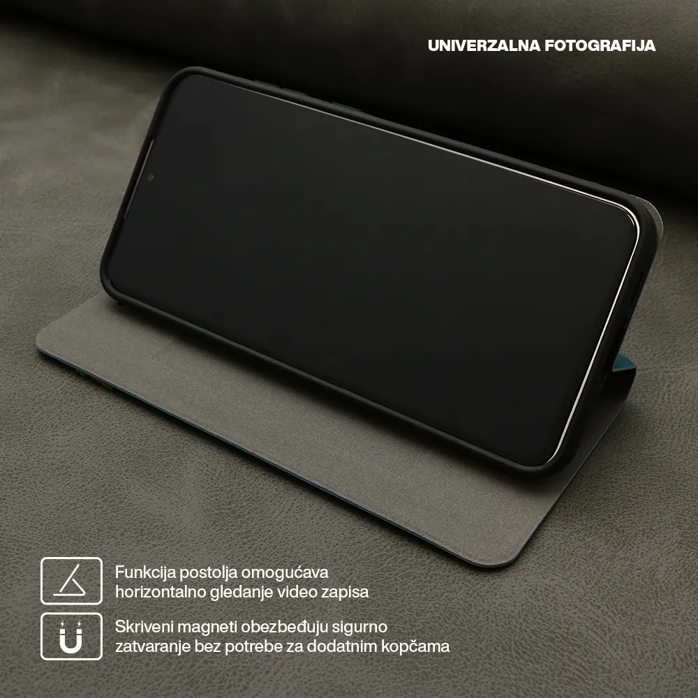 Futrola BI FOLD IHAVE PRIME STYLE za Xiaomi Redmi Note 13 Pro 4G zelena